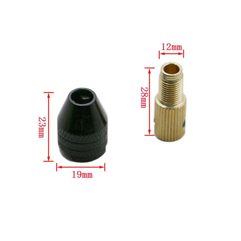 Rongon Power Drill Chucks 3.17mm Impact Drill Adapter Keyless Drill Chuck Kits High Quality Electric Drill Bit Collet Power Diy Tools Mechanics Gift For Machinist - Image 3